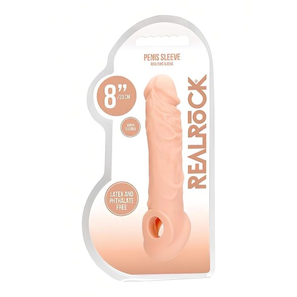 RealRock - capa peniana 21cm - cor natural