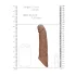 RealRock - capa peniana 21cm - cor natural escura