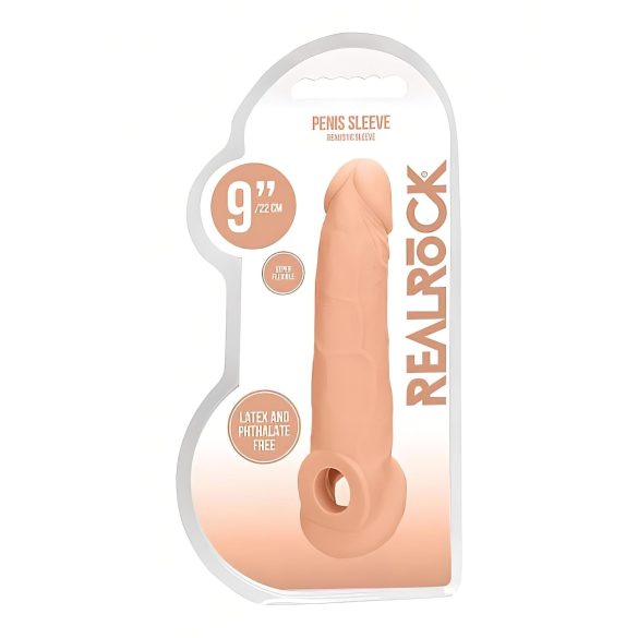RealRock - capa peniana - 21,5cm - cor natural