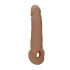 RealRock - capa peniana - 21,5cm - cor natural escura