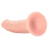 RealRock Slim - dildo realístico - 15,5cm - cor natural