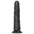 RealRock - dildo realístico slim - 15,5cm - preto