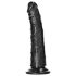 RealRock - dildo realístico slim - 15,5cm - preto