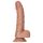 RealRock - dildo com ventosa e testículos - 15,5cm - pele escura