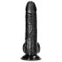 RealRock - dildo realístico com ventosa - 15,5cm - preto