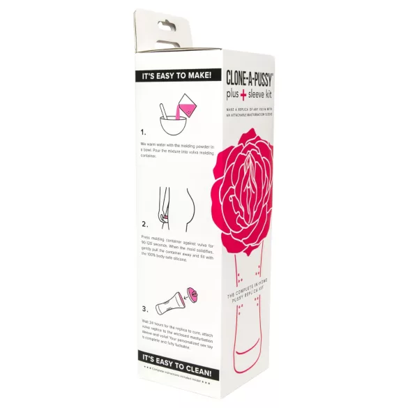 Clone-a-Pussy - molde de vagina e kit de algema - silicone rosa