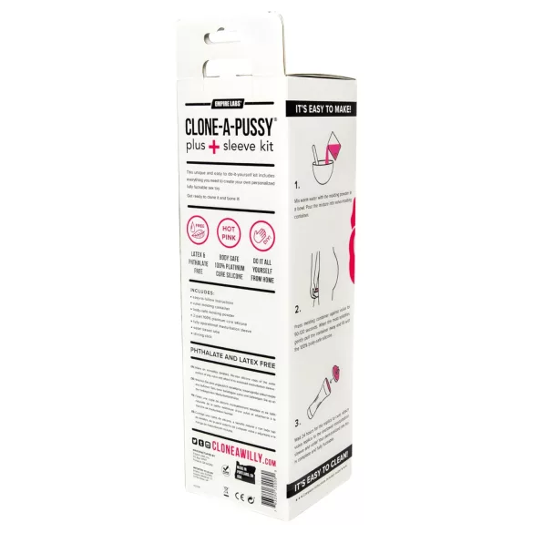 Clone-a-Pussy - molde de vagina e kit de algema - silicone rosa