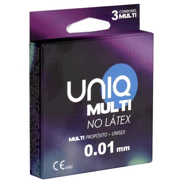 Uniq - preservativo sem látex - 3 unidades