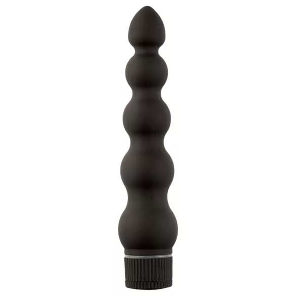 Doc Johnson - Black Magic 7 - vibrador anal rígido com 5 esferas (preto)