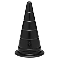   Doc Johnson TitanMen Anal Stretcher - plug anal dilatador cónico (preto) - 15 cm