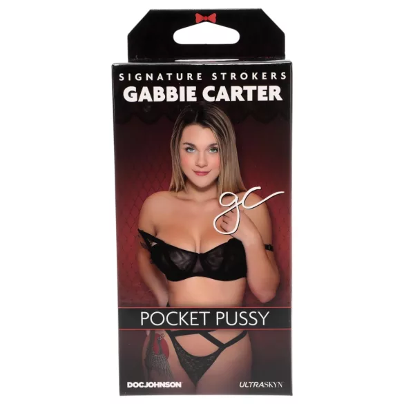 Doc Johnson Gabbie Carter - masturbador vagina realista Ultraskyn - cor natural