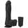 Doc Johnson - vibrador com pistão empurrador rádio controle - silicone preto