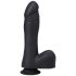 Doc Johnson - vibrador com pistão empurrador rádio controle - silicone preto