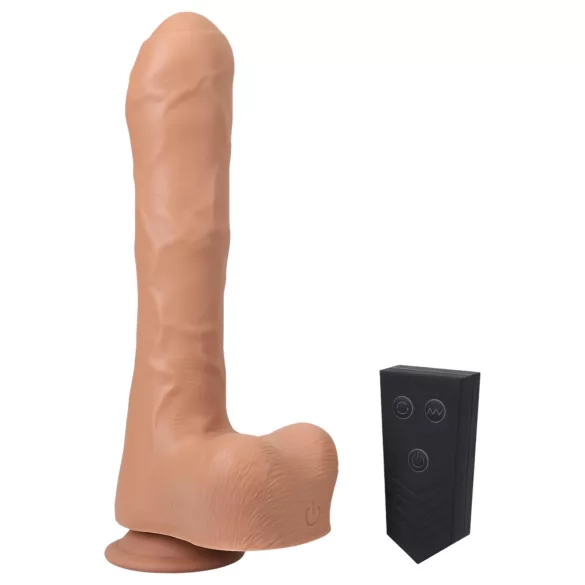Doc Johnson - vibrador impulsor com controle remoto - pele realista