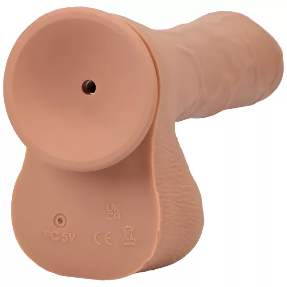 Doc Johnson - vibrador impulsor com controle remoto - pele realista