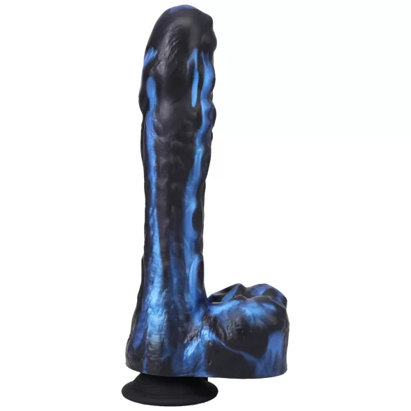 Doc Johnson - vibrador empurrador com controle remoto - pequeno - azul
