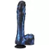 Doc Johnson - vibrador empurrador com controle remoto - pequeno - azul