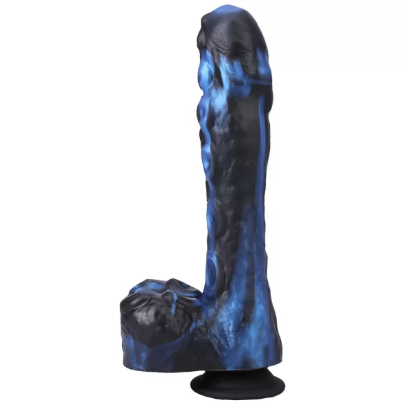 Doc Johnson - vibrador empurrador com controle remoto - pequeno - azul