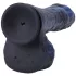Doc Johnson - vibrador empurrador com controle remoto - pequeno - azul