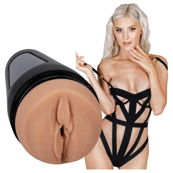 Doc Johnson Eva Elfie - masturbador vagina realista Ultraskyn cor natural