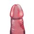 Crystal Jellies - dildo anal com ventosa - silicone rosa