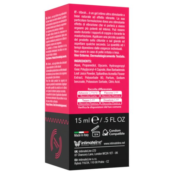 Vibroh - gel vibrador líquido - estimulação clitoriana - 15ml