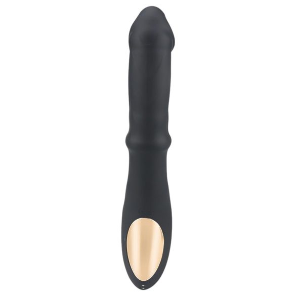 Wilson - vibrador com estimulador de clitóris - silicone preto