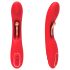Bestoy - vibrador ponto G com língua - silicone vermelho