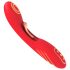 Bestoy - vibrador ponto G com língua - silicone vermelho