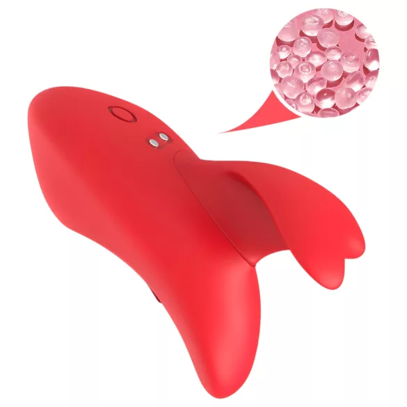Bestoy - vibrador de dedo recarregável - vermelho