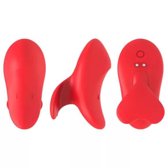 Bestoy - vibrador de dedo recarregável - vermelho