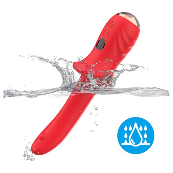 Bestoy - vibrador ponto G à prova d'água - vermelho