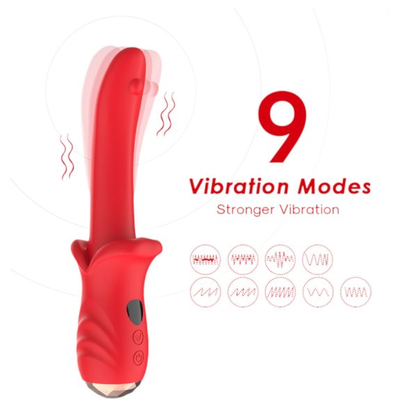 Bestoy - vibrador ponto G à prova d'água - vermelho
