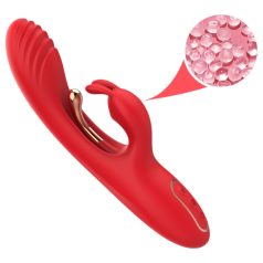 Bestoy - vibrador ponto G e clitóris - silicone vermelho
