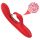 Bestoy - vibrador ponto G e clitóris - silicone vermelho