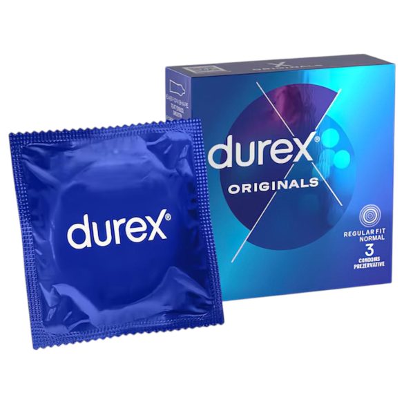 Durex Originals - preservativo - látex - 3 unidades