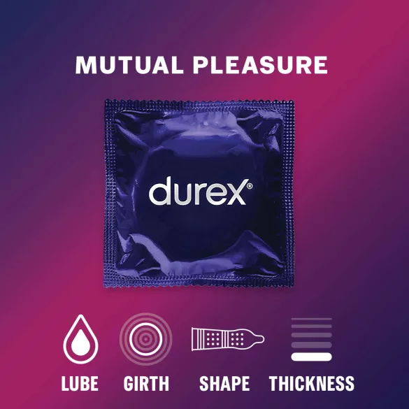 Durex Mutual Pleasure - preservativo retardante (3 unid.)