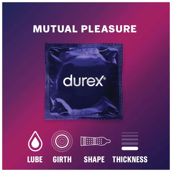 Durex Mutual Pleasure - preservativo retardador (3 unid.)