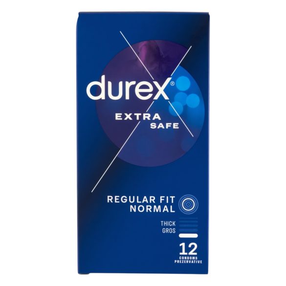 Durex - Preservativo Extra Seguro - Látex - Caixa com 12 unidades