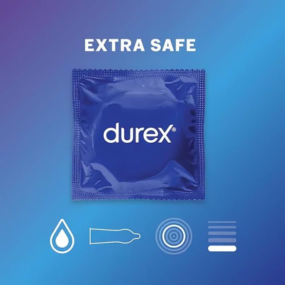 Durex - Preservativo Extra Seguro - Látex - Caixa com 12 unidades