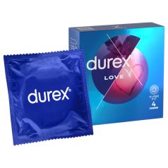   Durex Love - Preservativo Close Fit - tamanho pequeno - 4 unidades