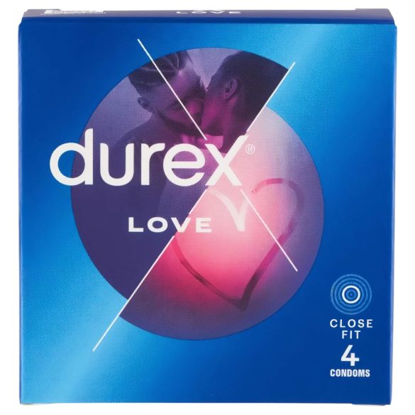 Durex Love - Preservativo Close Fit - tamanho pequeno - 4 unidades