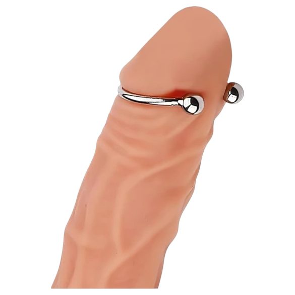 Rozsdamentes - anel peniano para glande - retardo da ejaculação - aço inox 32mm