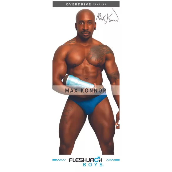 Fleshjack Max Konnor - masturbador realista ânus masculino - cor marrom