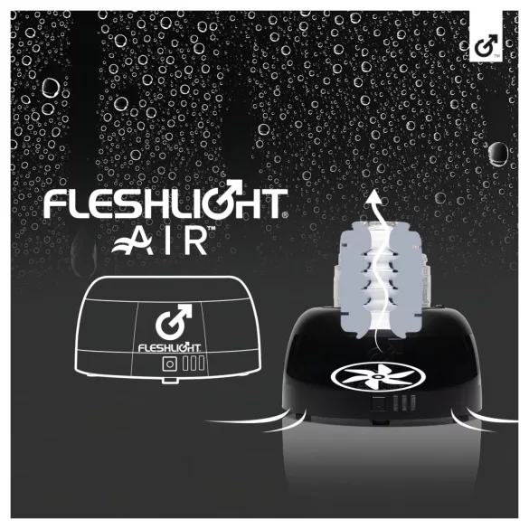 Fleshlight Air - secador automático de masturbadores (preto)