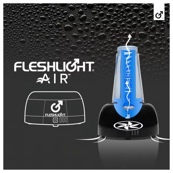 Fleshlight Air - secador automático de masturbadores (preto)