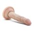 Dr. Skin 5 - dildo realístico com ventosa - silicone cor natural 14,5cm
