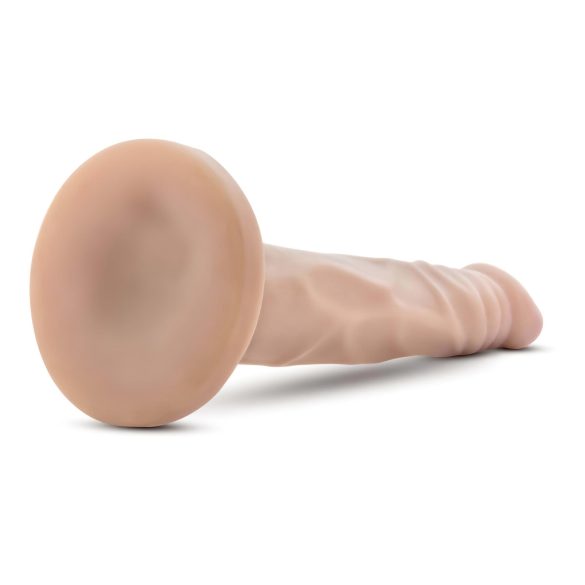 Dr. Skin 5 - dildo realístico com ventosa - silicone cor natural 14,5cm