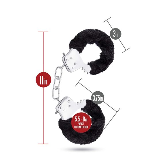 Temptasia - algema pelúcia - preto