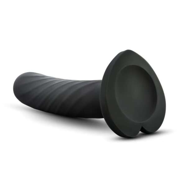 Temptasia Twist Small - dildo torcido com ventosa (preto)